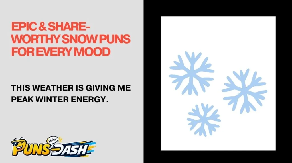 Epic & Share-Worthy Snow Puns for Every Mood