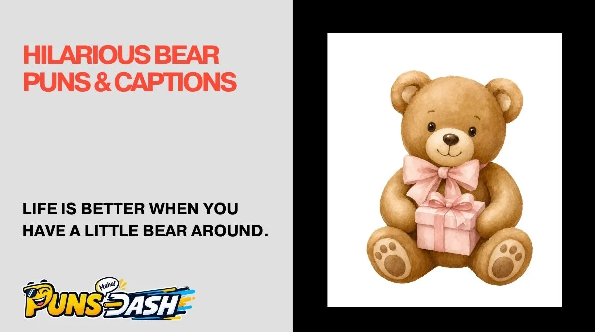 hilarious-bear-puns-and-captions Hilarious Bear Puns & Captions