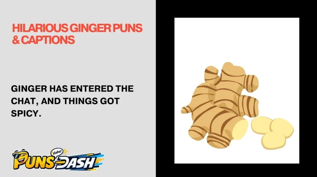 Hilarious Ginger Puns & Captions