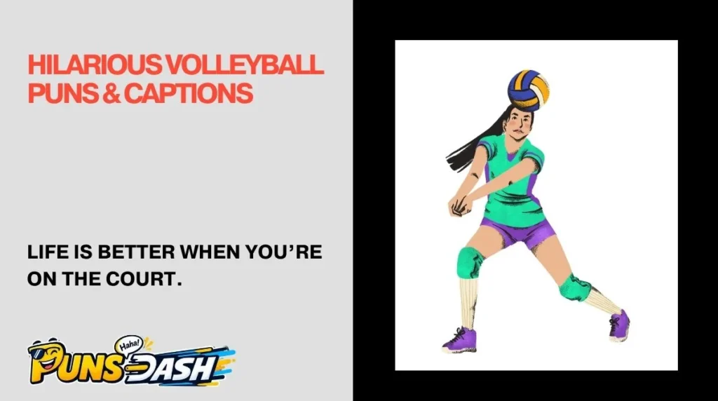 Hilarious Volleyball Puns & Captions