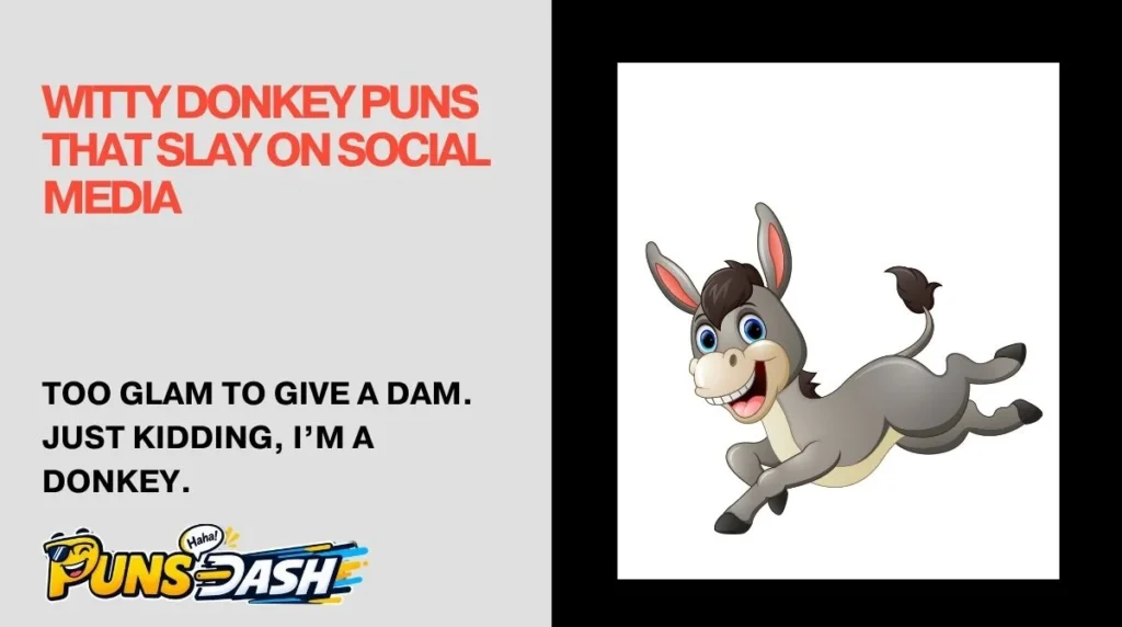 Witty Donkey Puns That Slay on Social Media