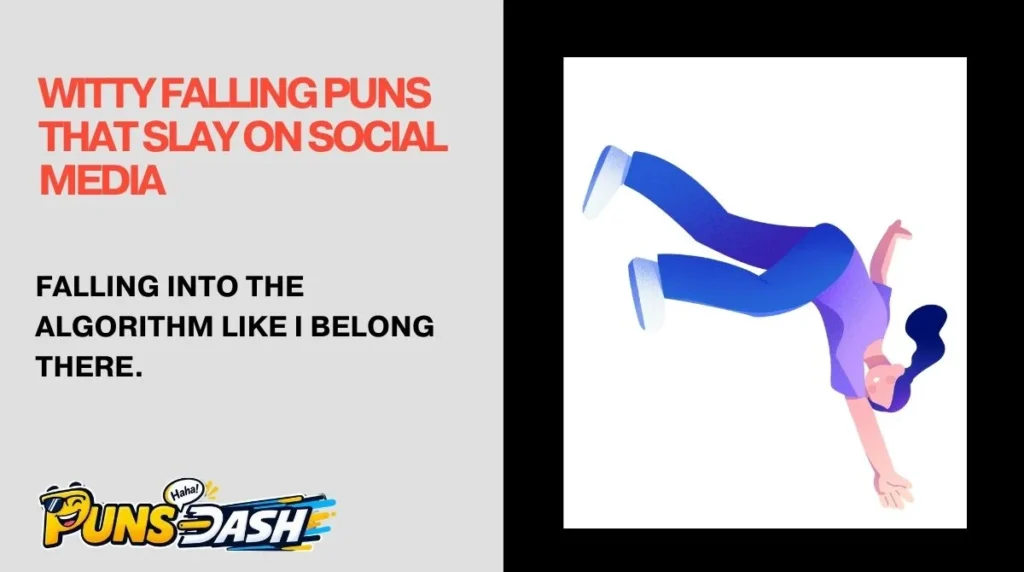 Witty Falling Puns That Slay on Social Media