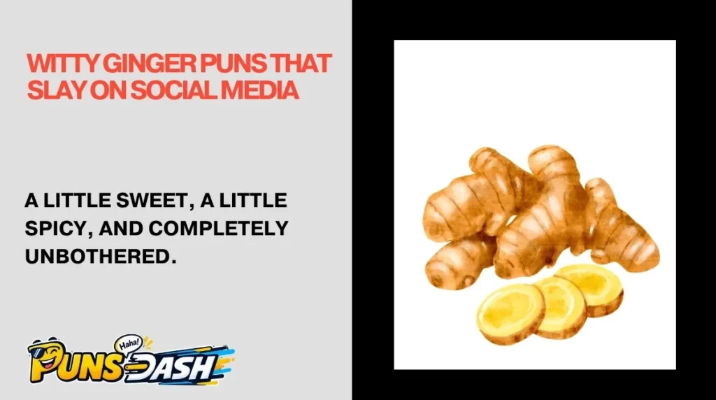 Witty Ginger Puns That Slay on Social Media