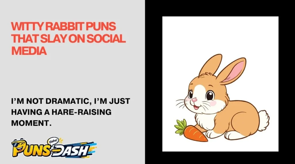 Witty Rabbit Puns That Slay on Social Media