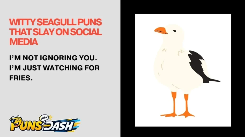 Witty Seagull Puns That Slay on Social Media