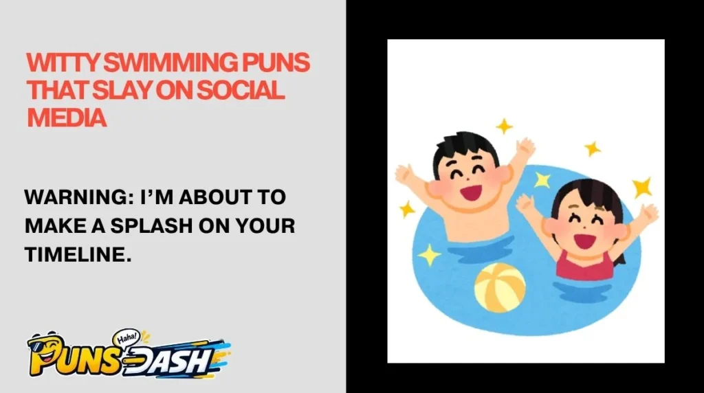 Witty Swimming Puns That Slay on Social Media