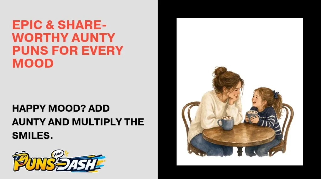 Epic & Share-Worthy Aunty Puns for Every Mood