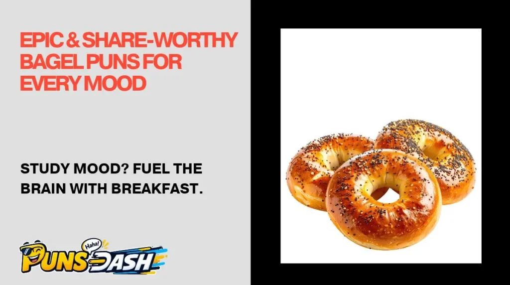 Epic & Share-Worthy Bagel Puns for Every Mood