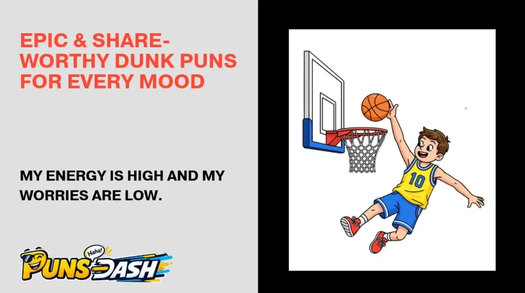 Epic & Share-Worthy Dunk Puns for Every Mood