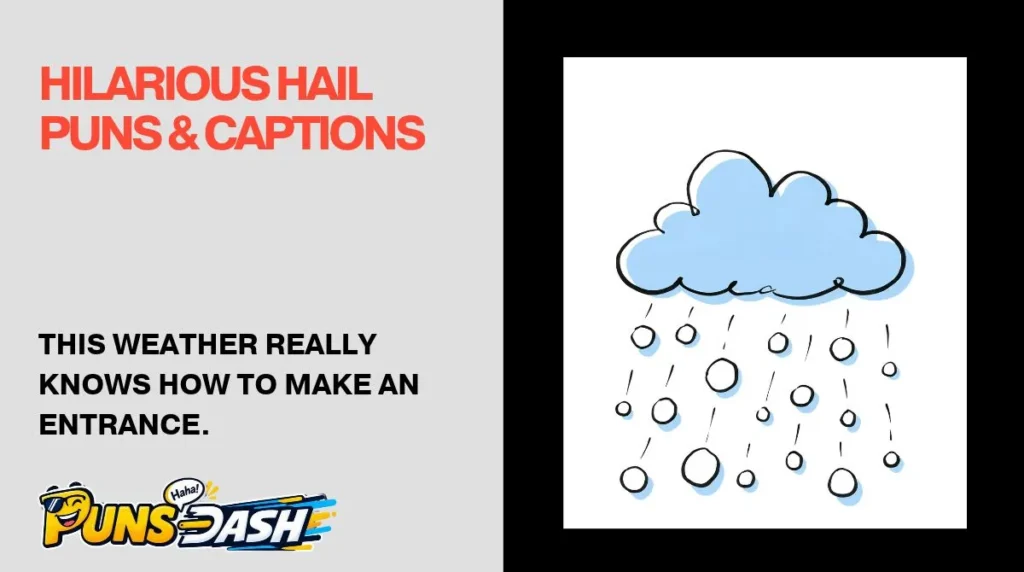 Hilarious Hail Puns & Captions