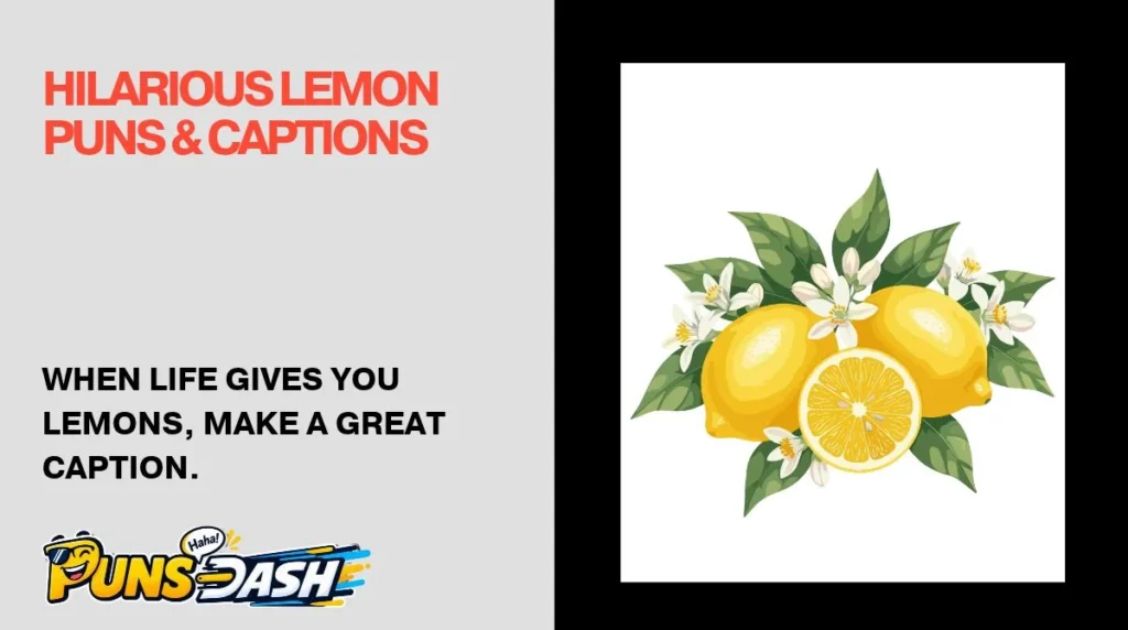 Hilarious Lemon Puns & Captions