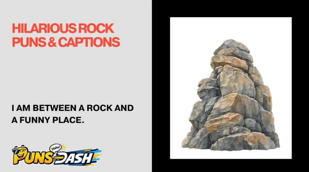 Hilarious Rock Puns & Captions
