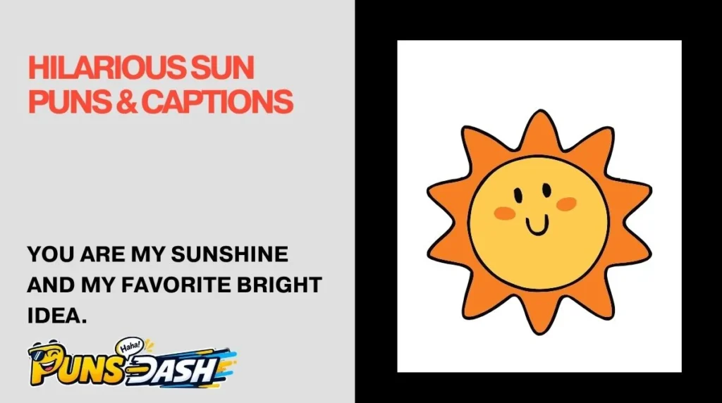 Hilarious Sun Puns & Captions