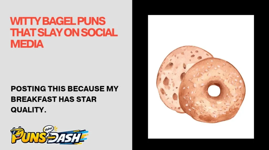 Witty Bagel Puns That Slay on Social Media