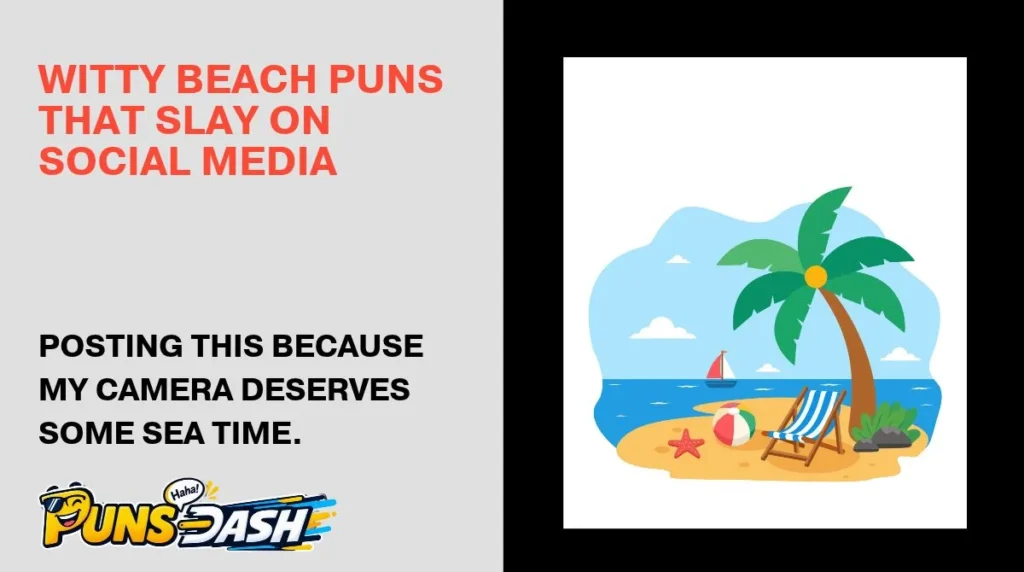 Witty Beach Puns That Slay on Social Media