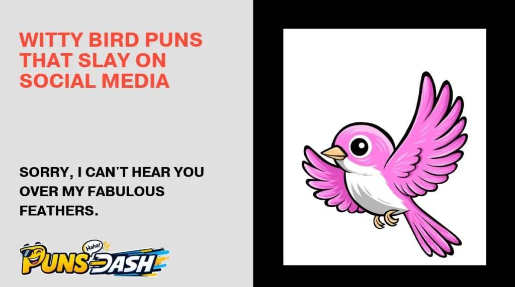 Witty Bird Puns That Slay on Social Media