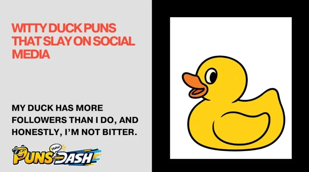 Witty Duck Puns That Slay on Social Media