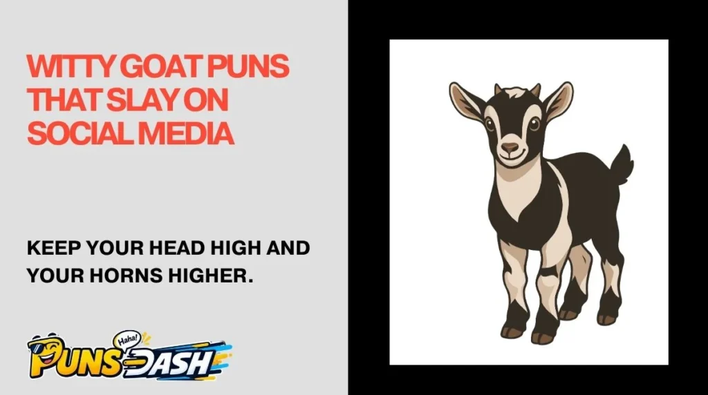 Witty Goat Puns That Slay on Social Media