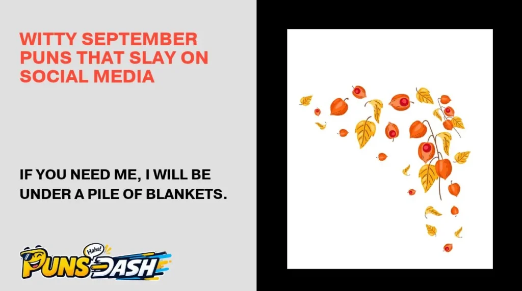 Witty September Puns That Slay on Social Media